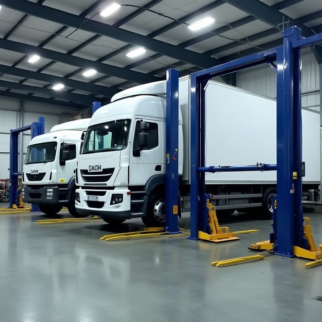 Área de servicio con elevadores